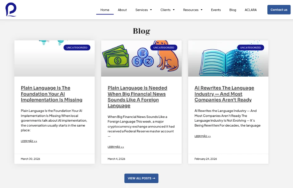 Plainlii website design