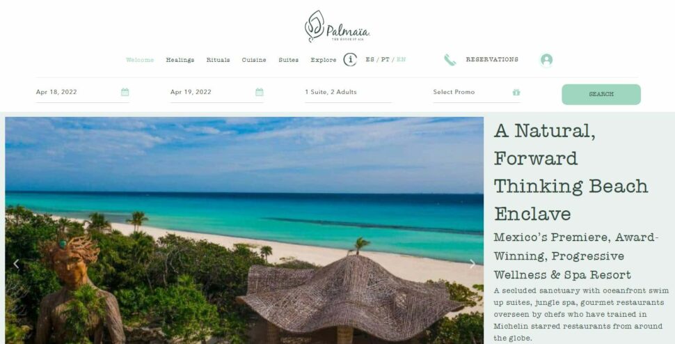 Boutique Hotel Website Design