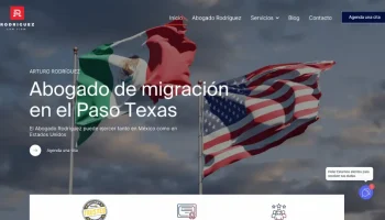 Immigration law website design