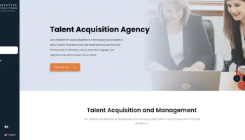 Cb executive recruiters website design