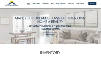 Suncity modular home website design