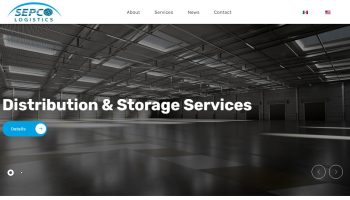 Sepco logistics website design